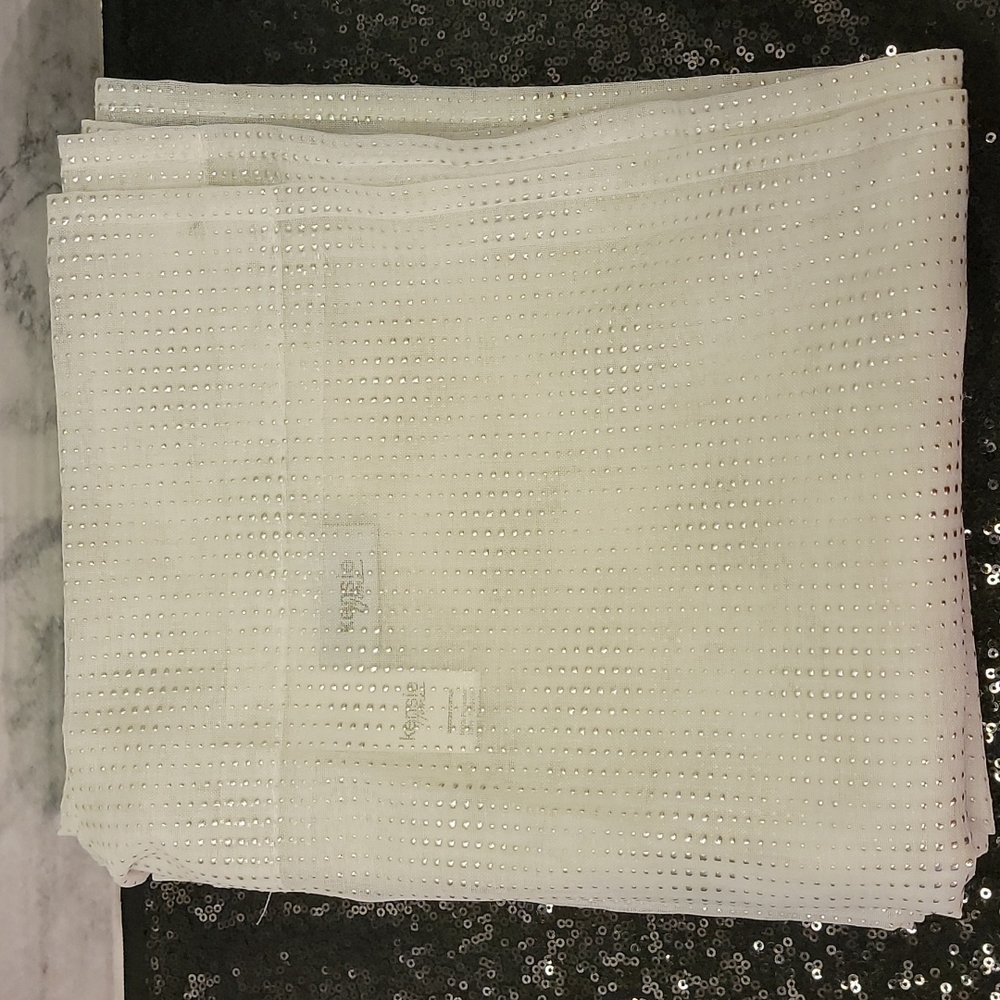 Kensie Home White Sheer Curtains 2Pcs